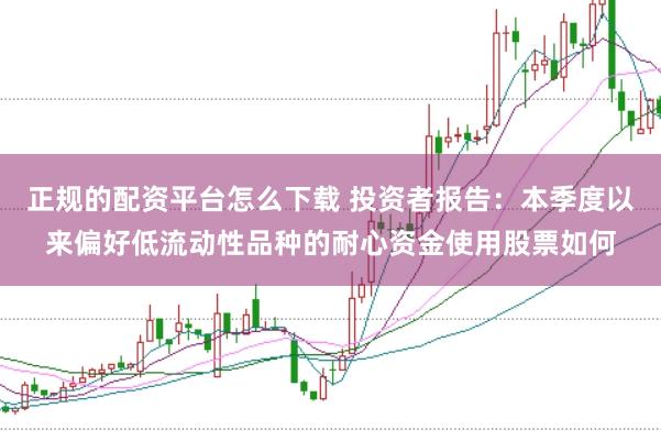 正规的配资平台怎么下载 投资者报告:本季度以来偏好低流动性品种的耐心资金使用股票如何