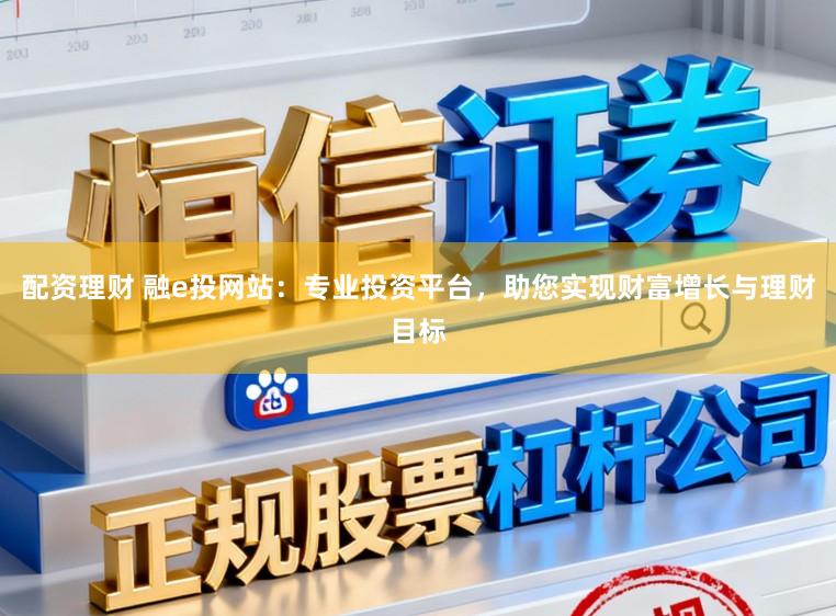 配资理财 融e投网站:专业投资平台,助您实现财富增长与理财目标