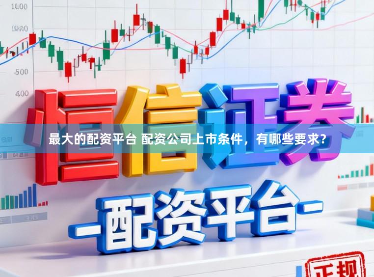 最大的配资平台 配资公司上市条件，有哪些要求？